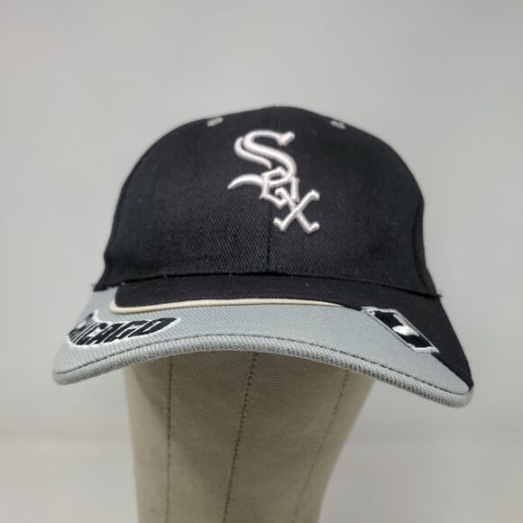 '47 Brand Chicago White Sox Men's Strapback Hat Black Size OS Embroidered Logo - Picture 2 of 13